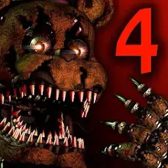 Five Nights At Freddy's 4 MOD APK Download Logo
